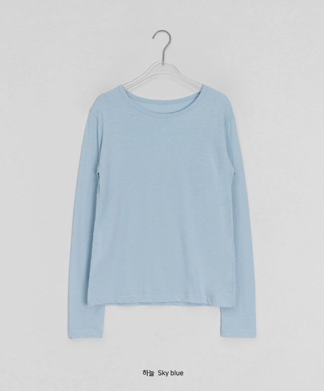 26SS★ [BAONHAUS] Seden Modal Layered Round T-shirt