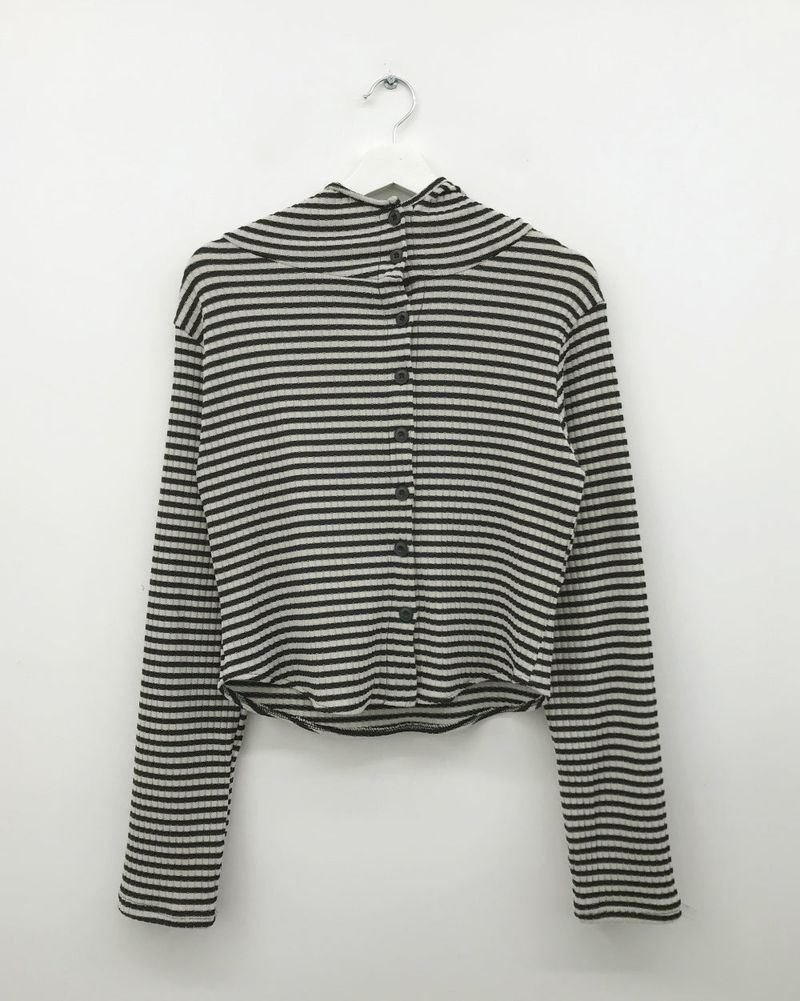 Alto high-neck hooded cardigan (2color)