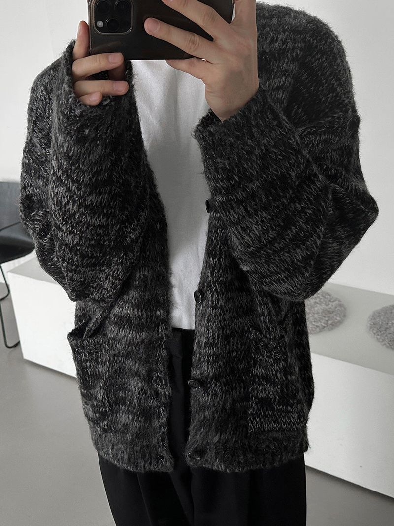 Acon Mohair Brush Cardigan (3color)
