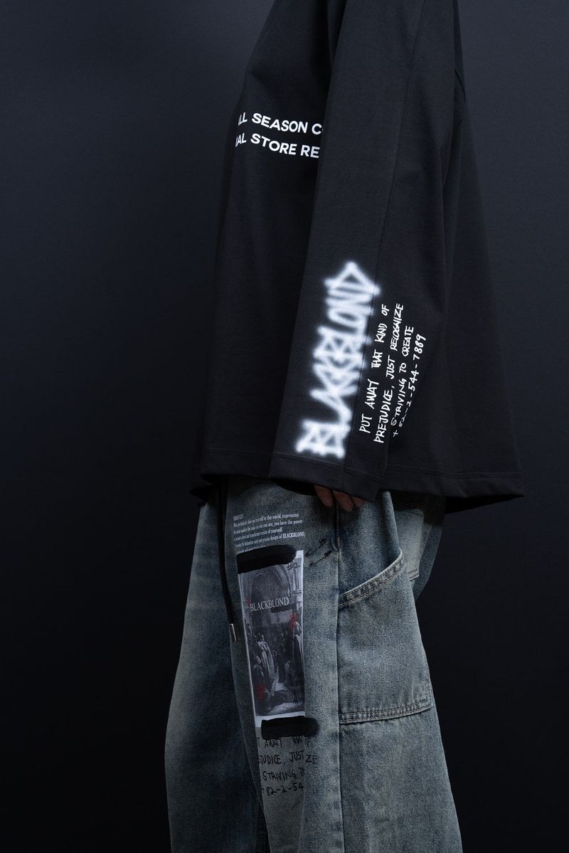 BBD 1982 ノーシンパシーロングTシャツ（ブラック）