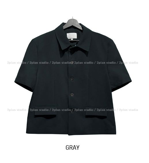 Chloe Stan Collar Half Crop Blazer