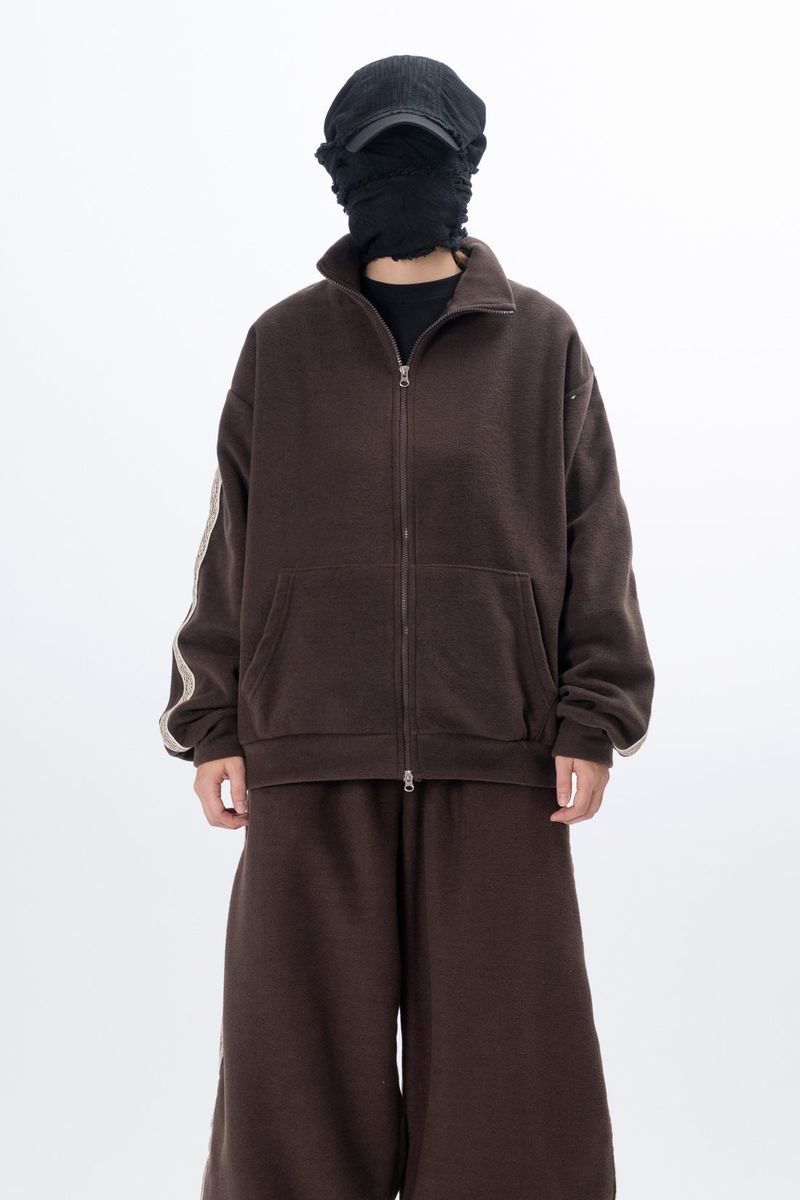 OAN(オアン)の「セルマエスニックフリースセットアップトラックTシャツ(トップス)」