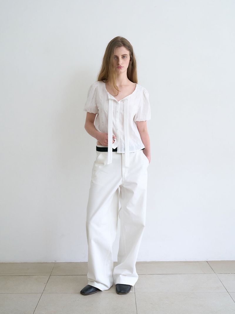 Claire blouse (Ivory)