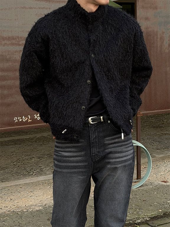 LAURANT（ロラン）の「[Unisex] アルパカハイネッククロップカーディガンジャケット(3color)（ジャケット/アウター）」