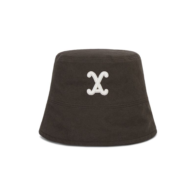 VA Curved 3D Logo Drop Bucket Hat / Brown