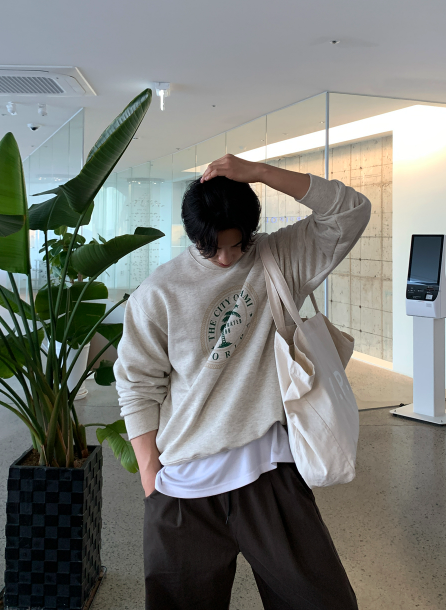 Foton Florida Print Over Sweatshirt