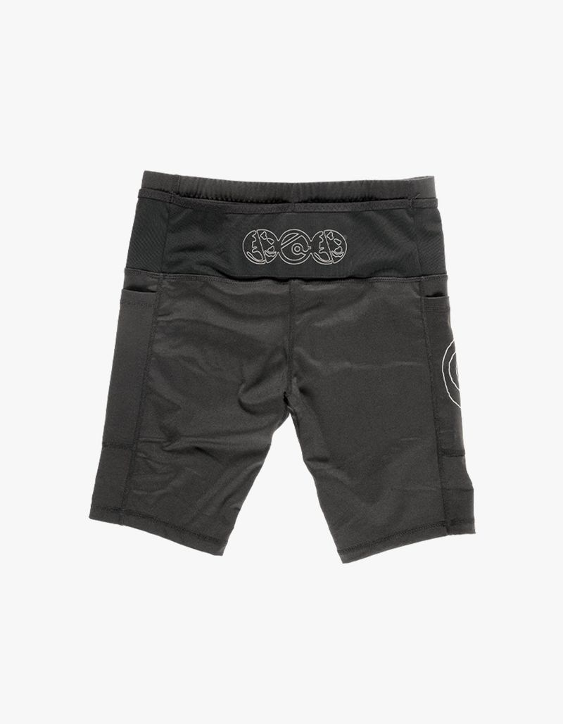 AT SYMBOL HALF TIGHTS BLACK