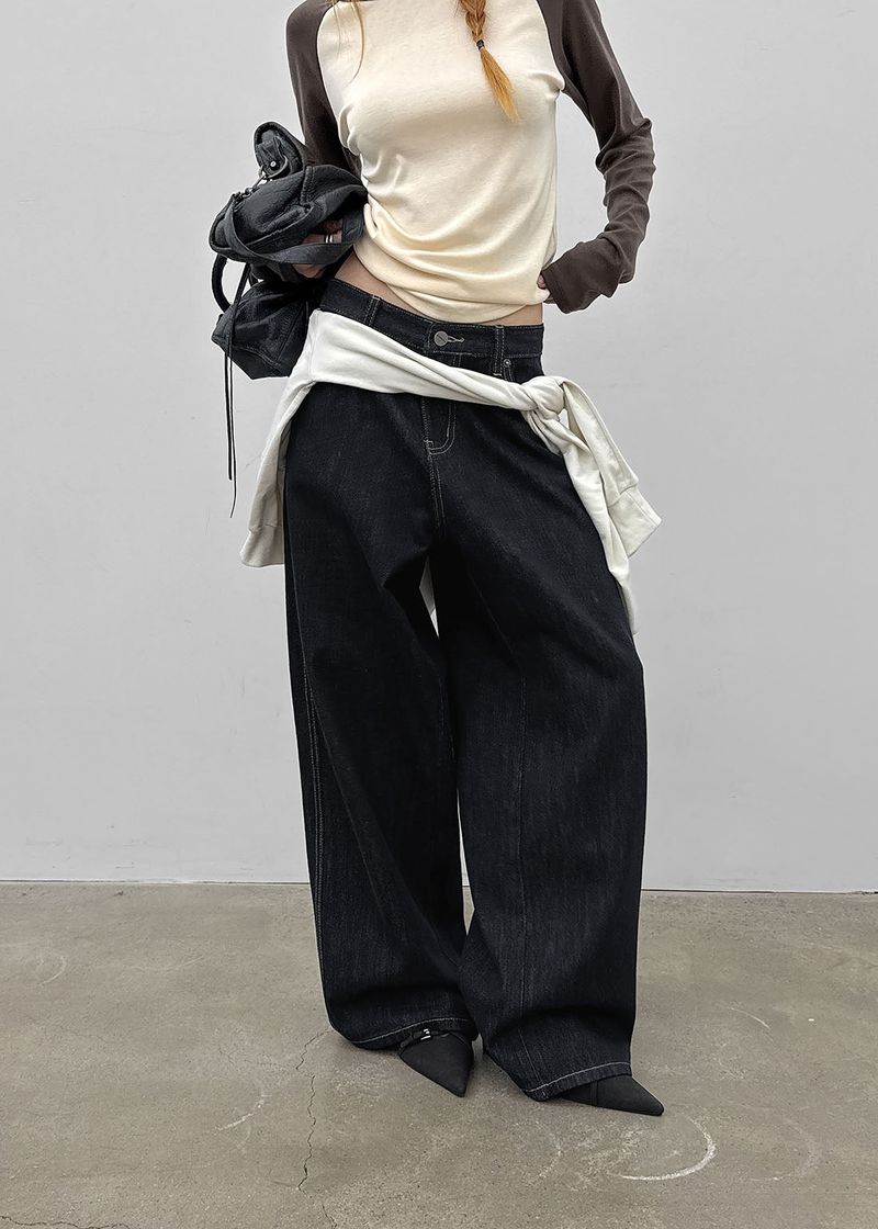 BLACKUP（ブラックアップ）の「[MADE] Odelli Raw Wide Denim Pants（Pants）」