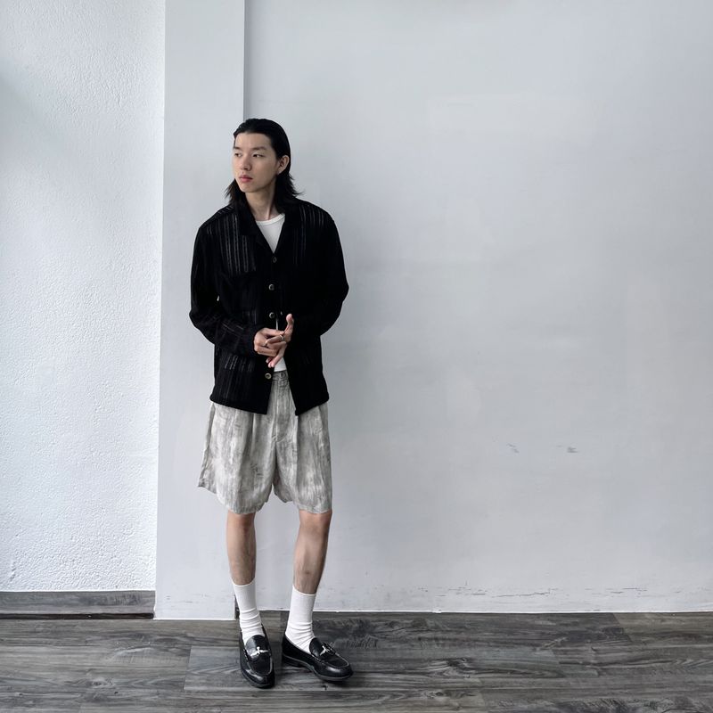 Dual-Pocket Sheer Shirt