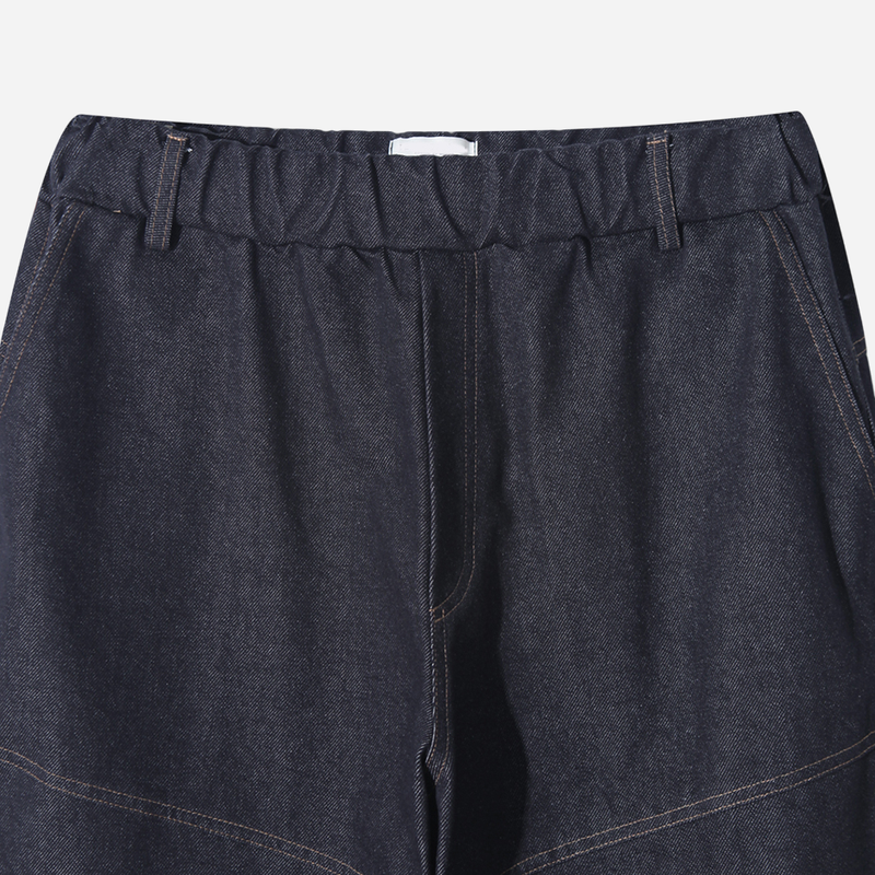 Button Non-fade Cargo Denim Pants