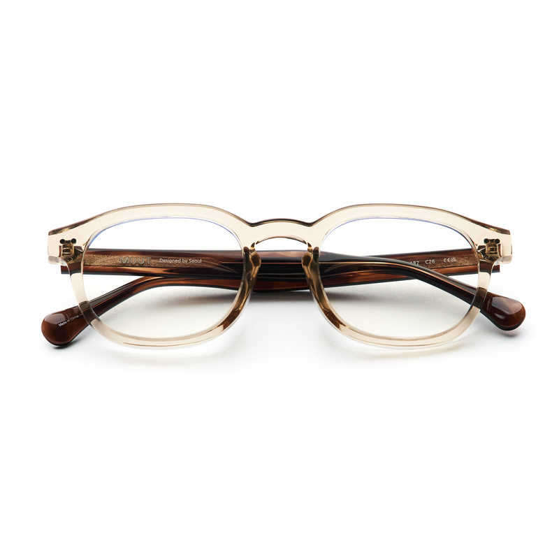 Horn-Trimmed Glasses G.LAB 02 C26