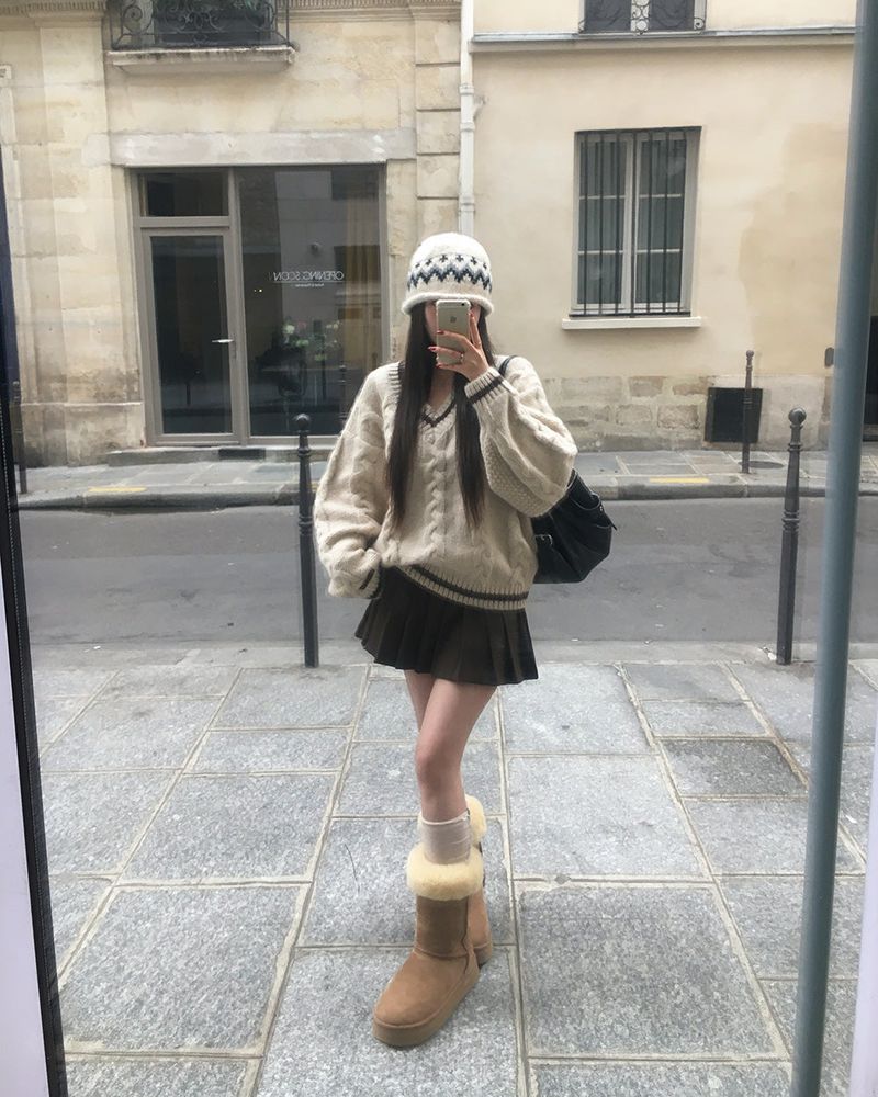 [ORIGINAL] After Platform Long Mouton Boots