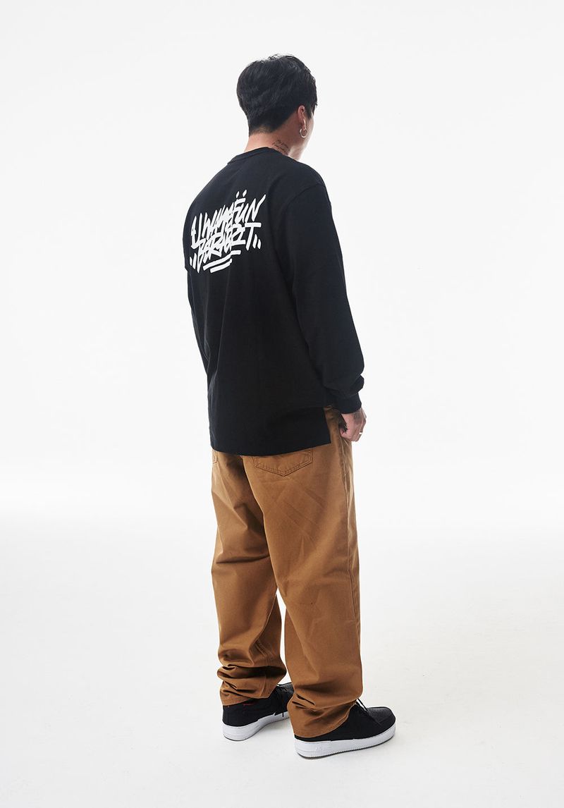 MBSRCOPT134 MID90 BAGGY COTTON PANTS CAMEL