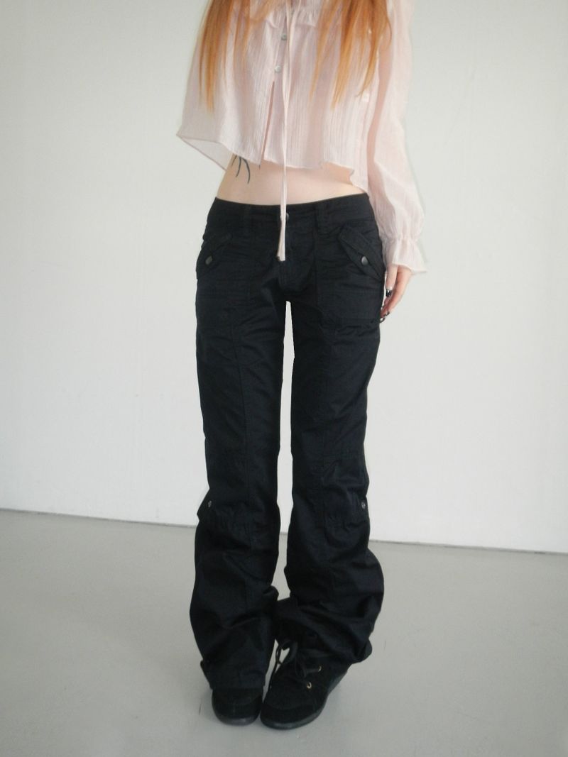 crispy 81 straight pants(2 color)