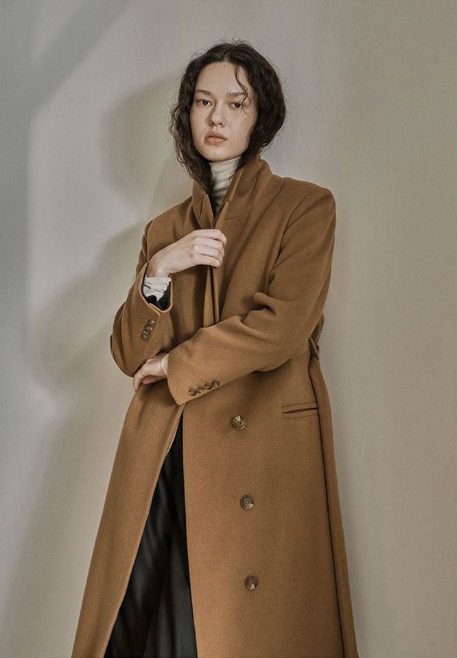 ASYM COAT_CAMEL