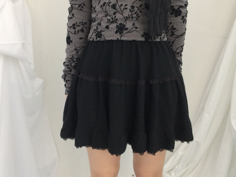 Floral cross-neck top