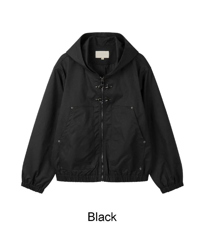 Luden Hook Buckle Hooded Jumper