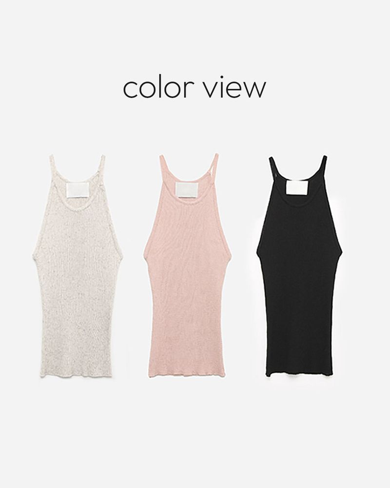 Ecker Halter Linen Sleeveless