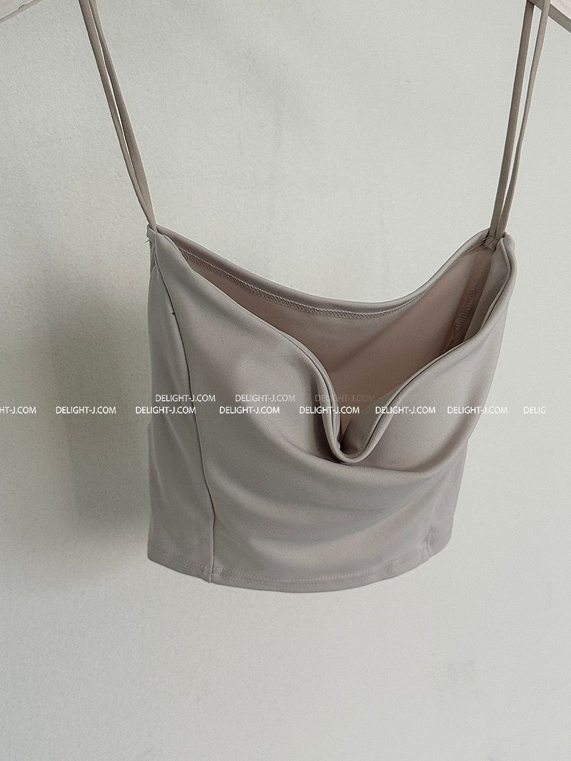 TG Crop Strap Sleeveless Bra Top