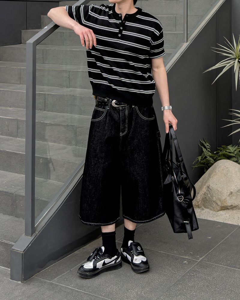 Kyle Selvedge Bermuda Denim Pants