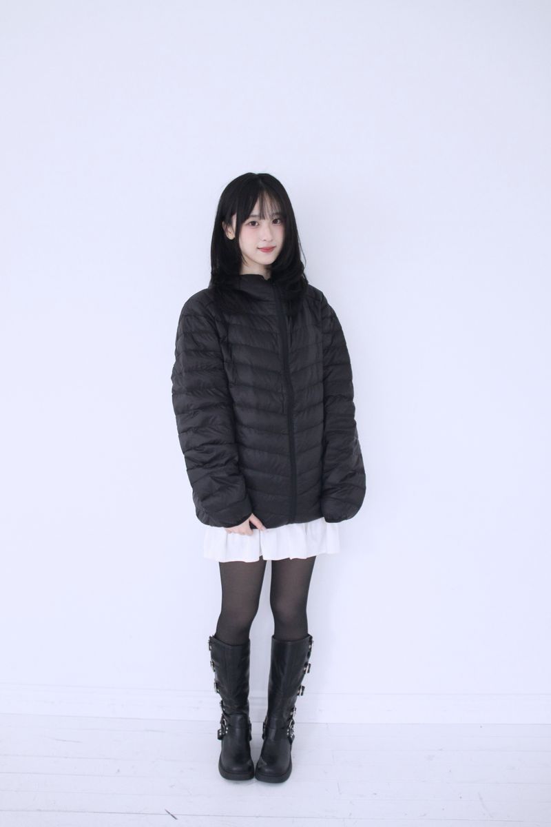Duck-Down Light Hooded Slim Lightweight Padded (2colors)
