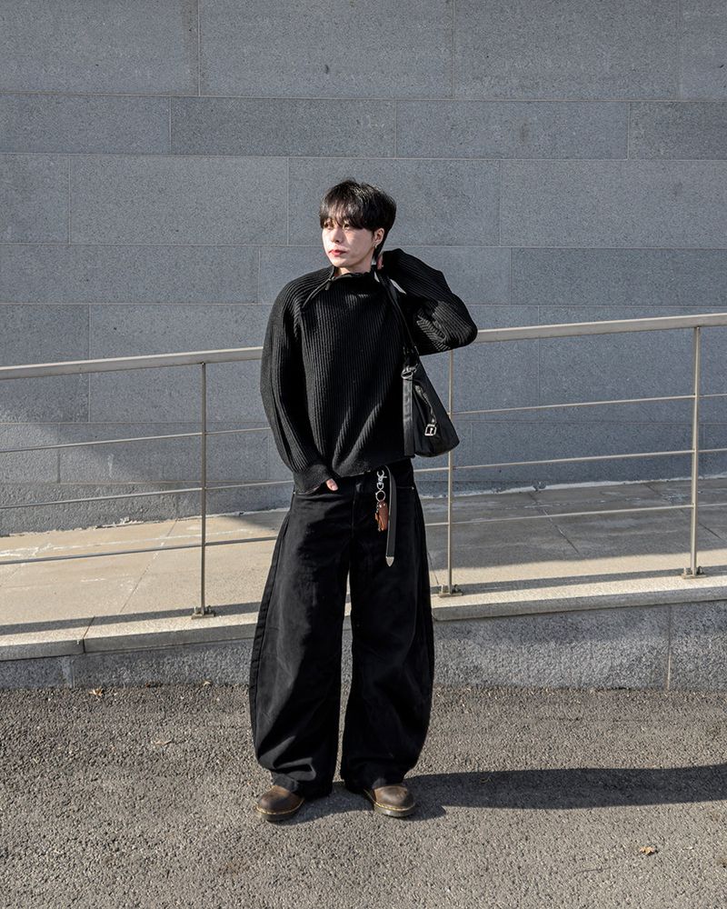 OVRUNE Panel Curved Cotton Pants