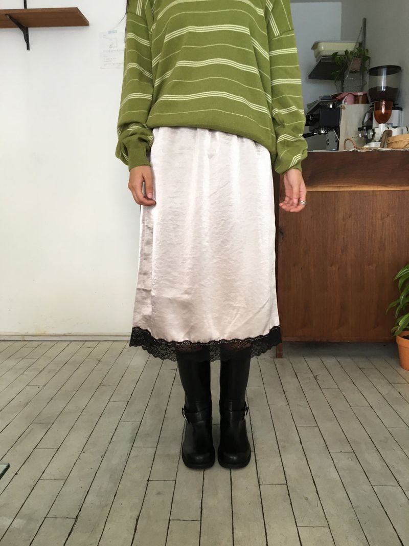 ダーリンシルキーレーススカート (3color)