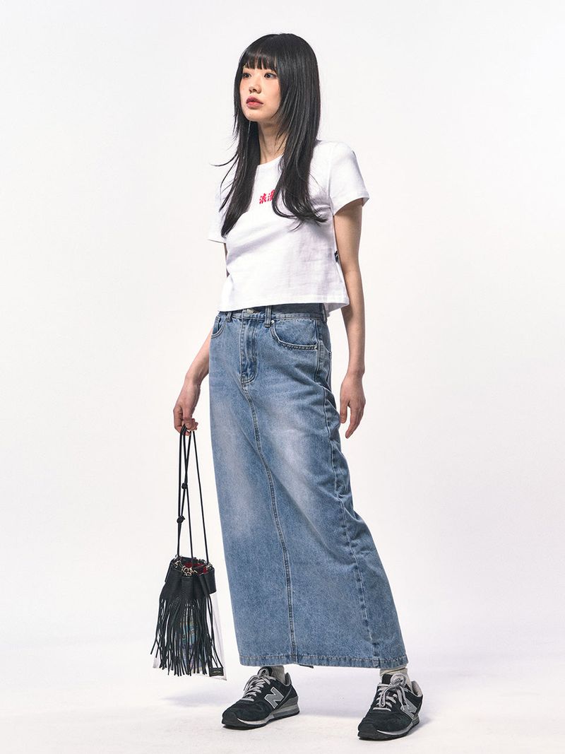 ROMANCE CROP T-SHIRT WHITE