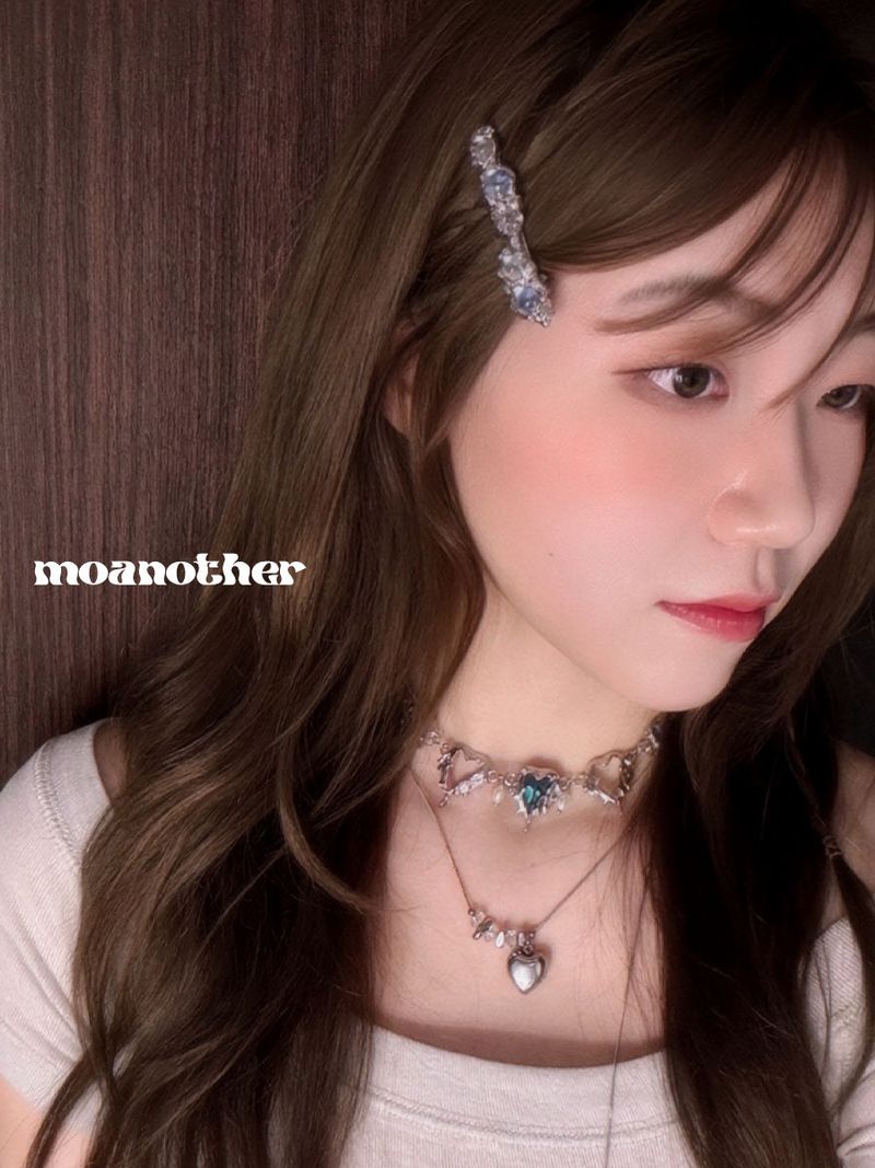 [Heart2Hearts Yuha, IDLE Minnie PIck!] Triple Heart Necklace