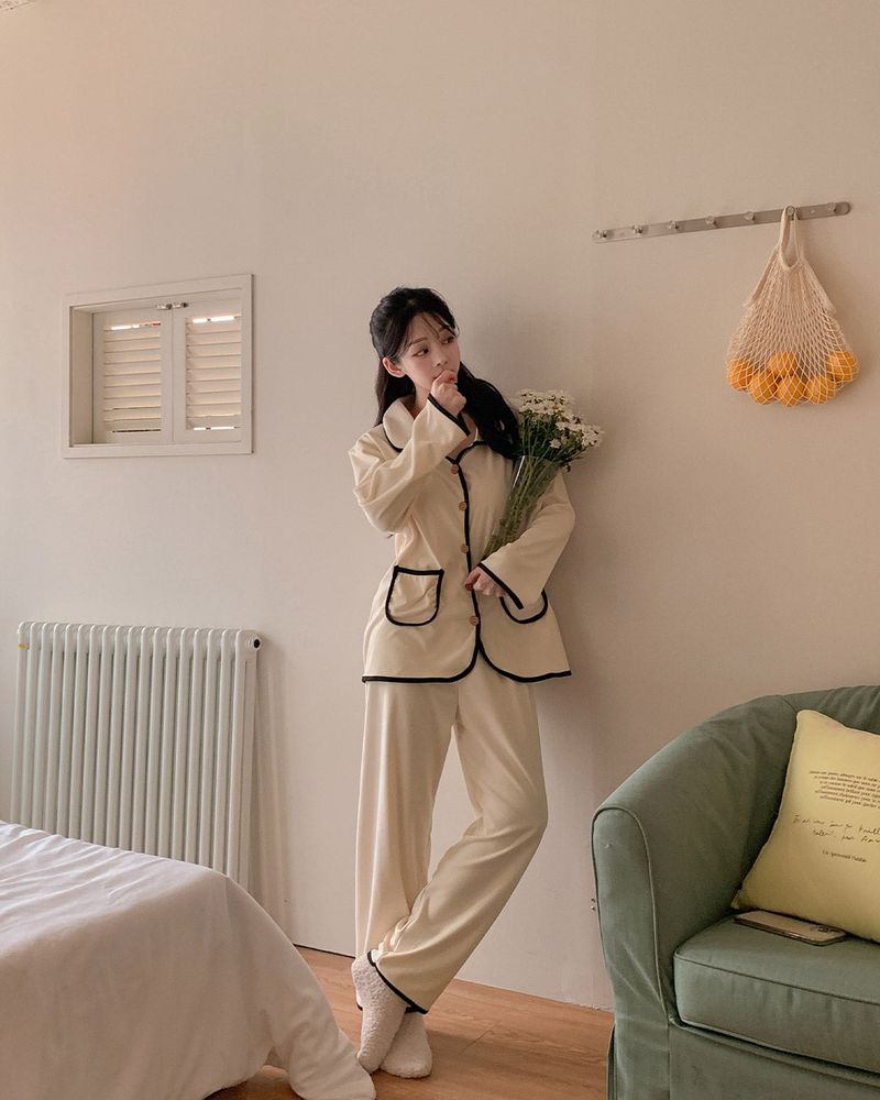 Shirt & Pants Pajama Set