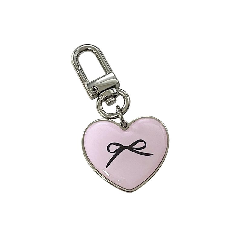 allthesamestudio(オールザセイムスタジオ)の「Ribbon heart epoxy keyring (pink)(Toys/Key Holders)」