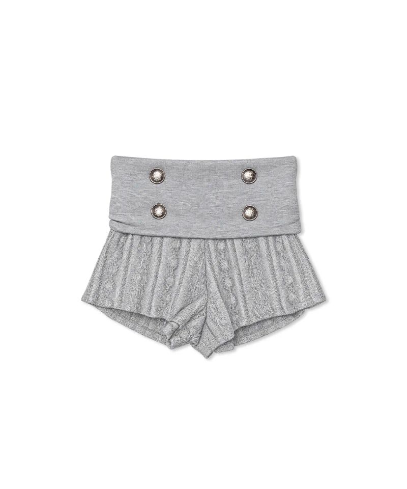 leon knit shorts (2colors)