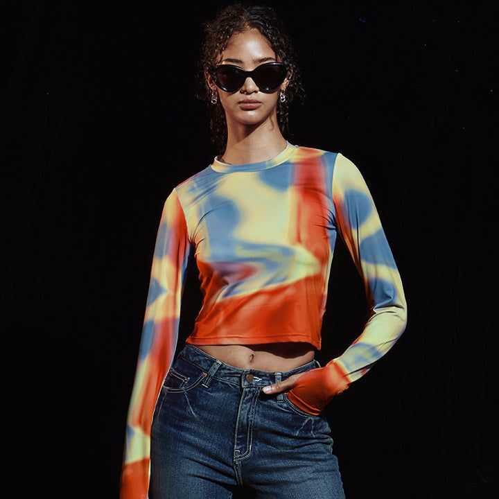 DILETTANTISME（ディレッタンティズム）の「MORPHINE WARMER GRAPHIC CROP T（Tops）」