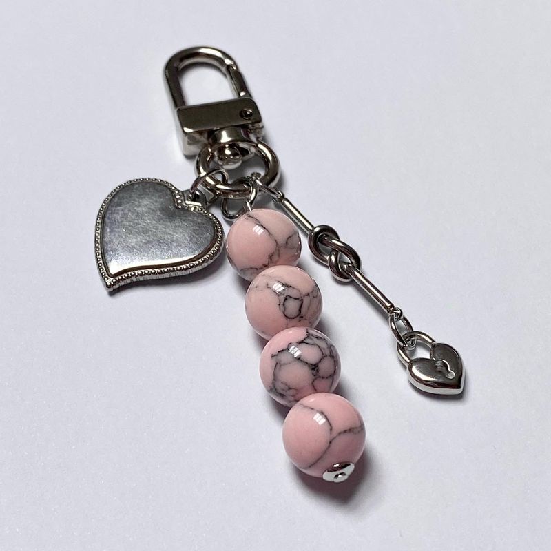 MADE ink pink Keyring