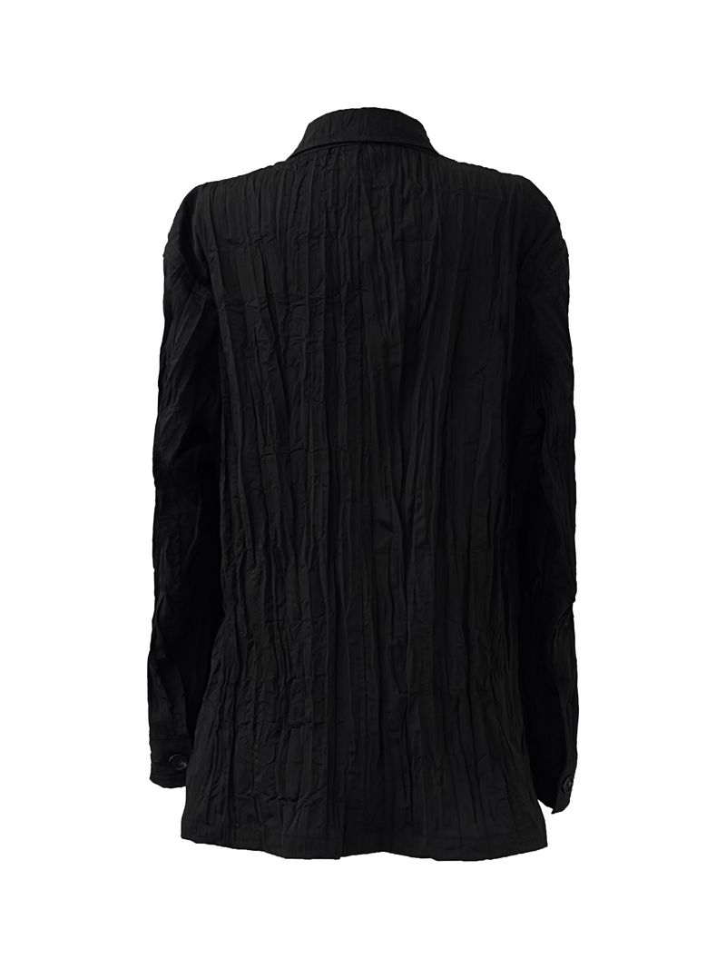 [unisex] ringkle pleated jacket
