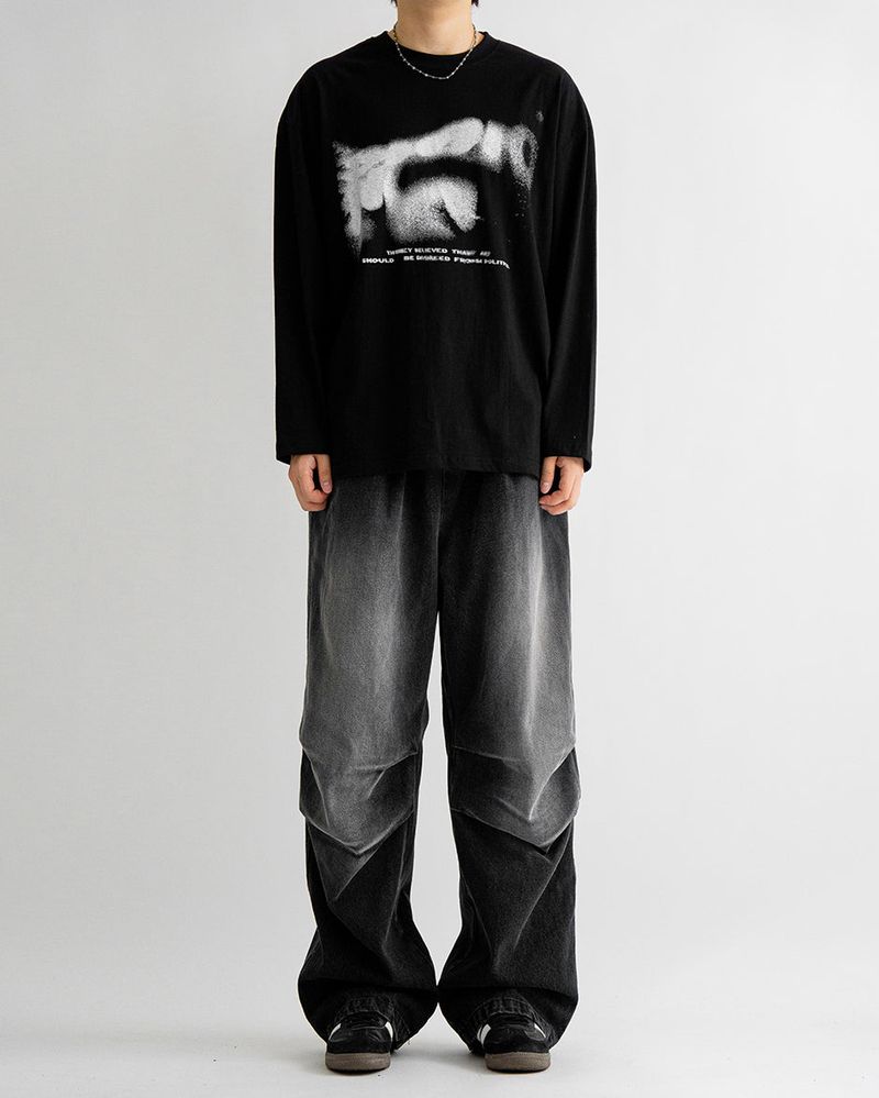 Bleed printing long sleeve