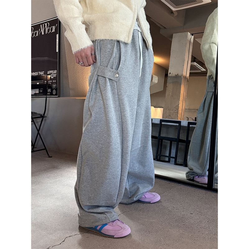 LAURANT（ロラン）の「[Unisex] サイドストラップワイドスウェットパンツ (4color)（パンツ）」