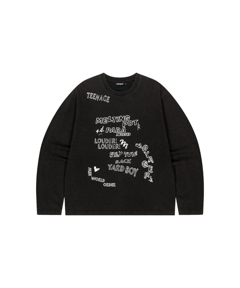mahagrid（マハグリッド）の「WASHED 10YEARS LS TEE（Tops）」