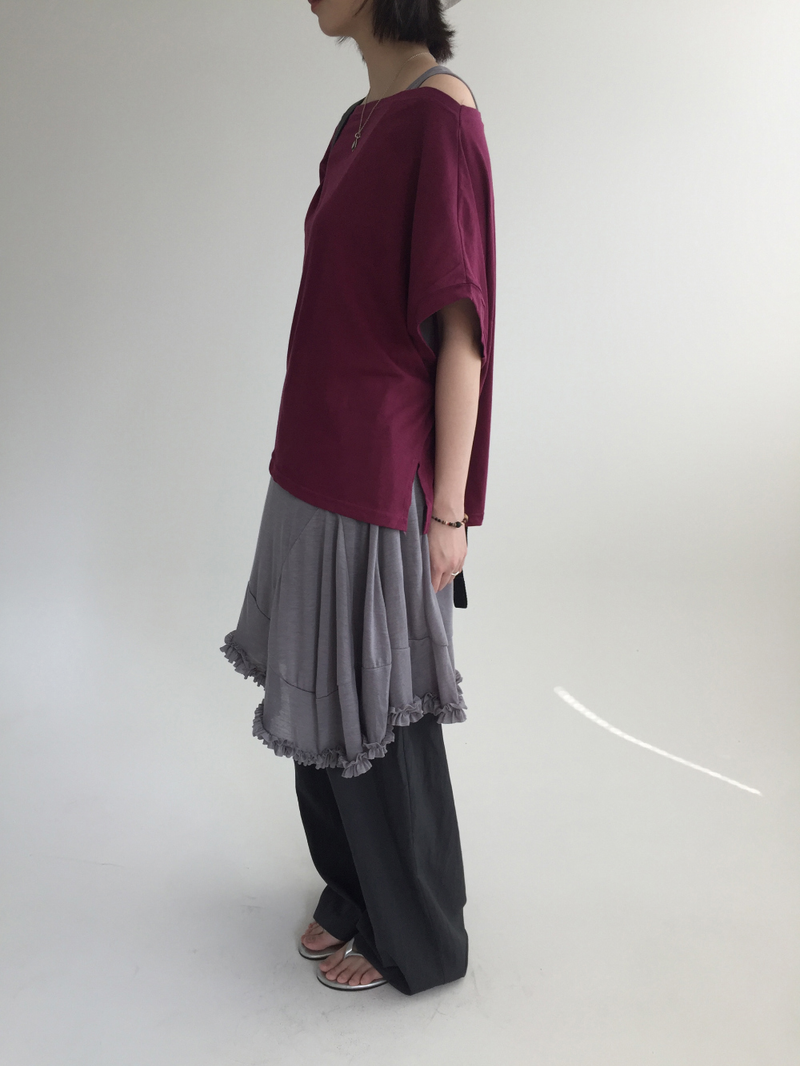 Fog off-shoulder t-shirt (4color)
