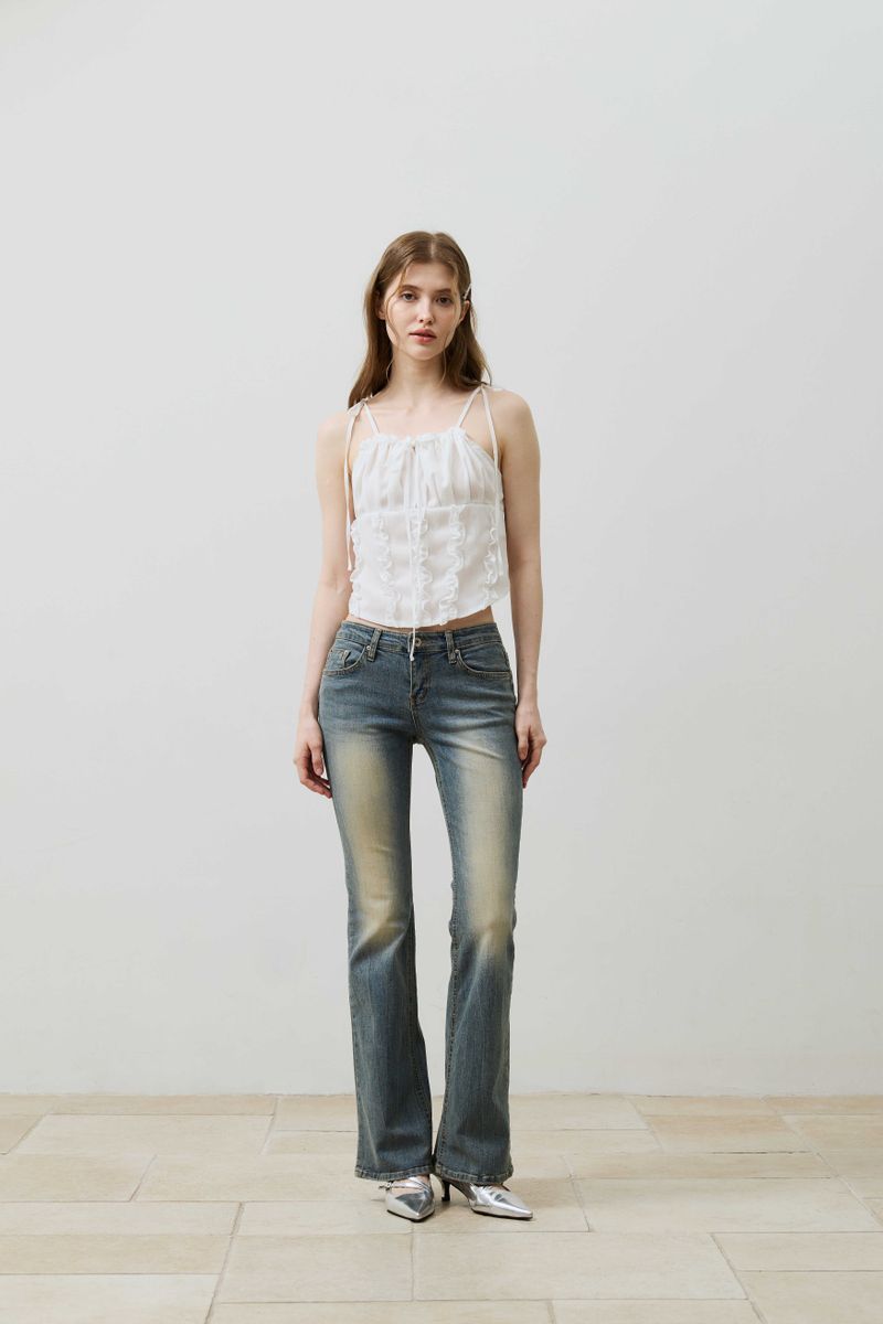 CIEL BOOTCUT DENIM PANTS / LIGHT BLUE