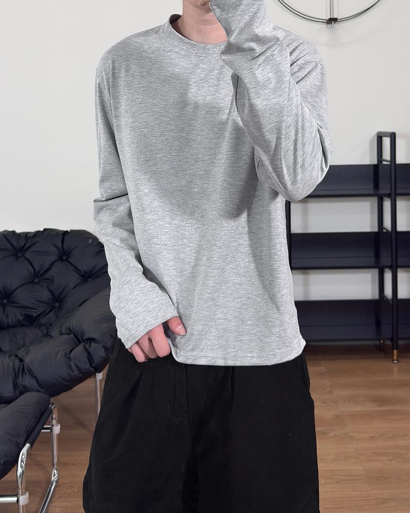 Pre Supima Cropped Long Sleeve