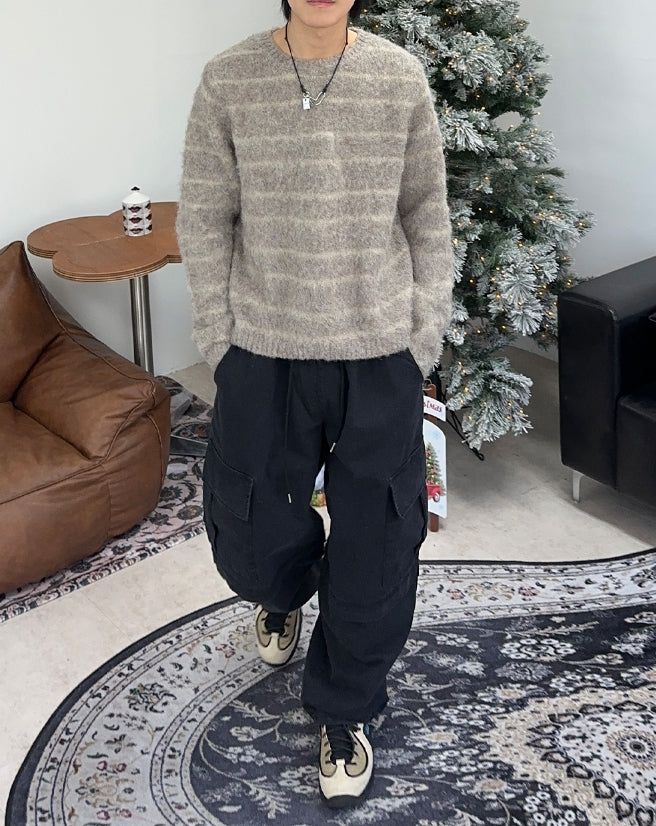 Elrod Stripe Brush Knit