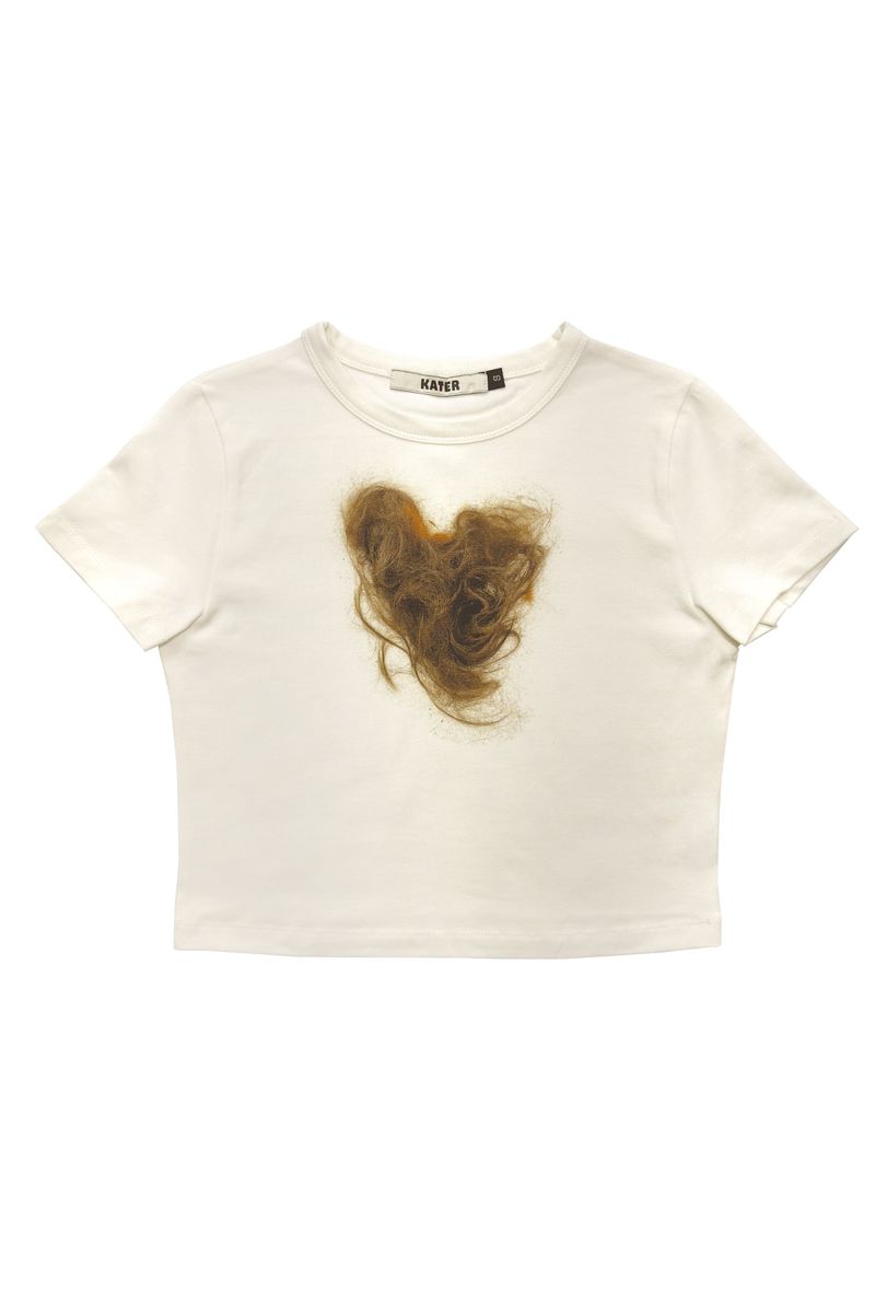 KATER（カーター）の「Heart Hair Tee IVORY（Tops）」