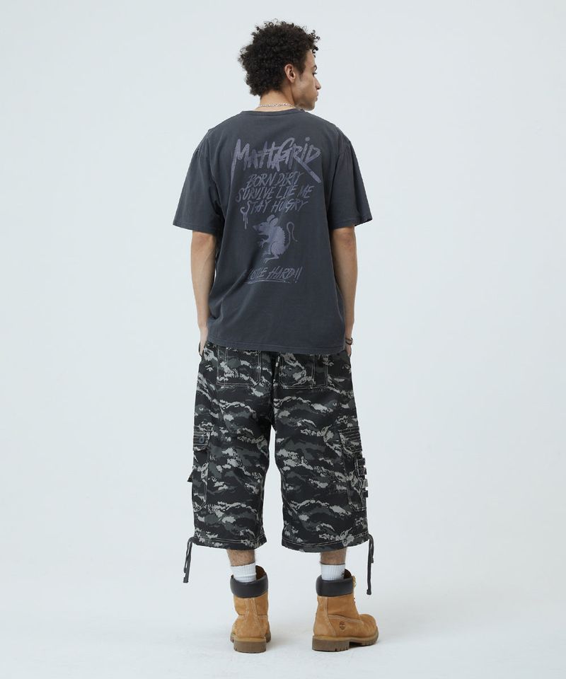 UTILITY CARGO CAMO SHORTS