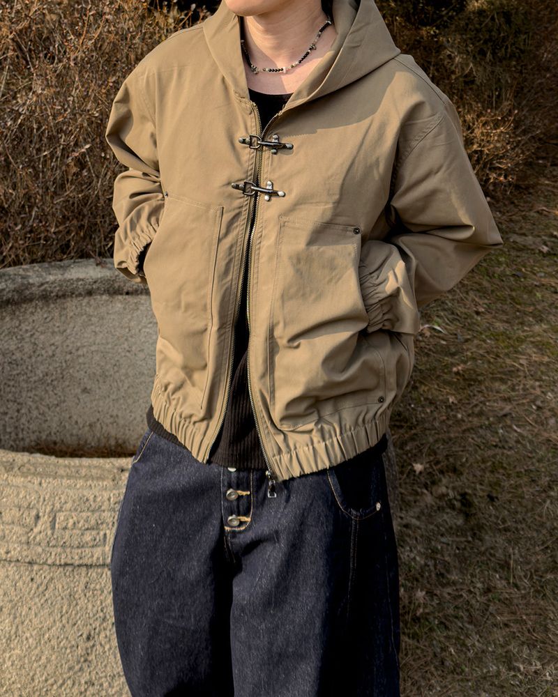 Lexer Fireman Buckle Hooded Jacket
