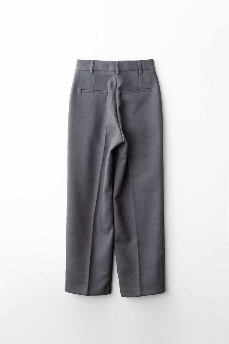 Semi wide pants (Dark grey)