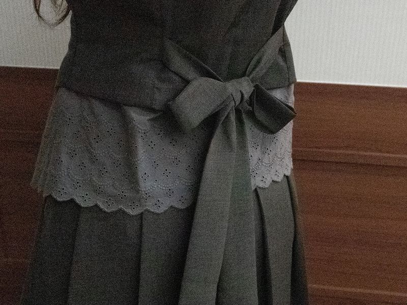 Cherish Bow Vest (grey)