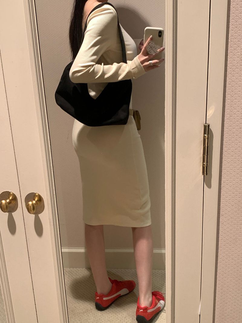 [MADE] Jardic Back Long Dress