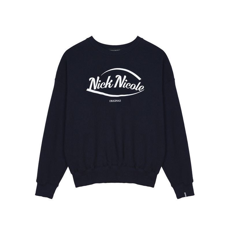 NICK&NICOLE（ニック＆ニコール）の「NICOLE ORIGINALS SWEATSHIRT_NAVY WHITE（Tops）」