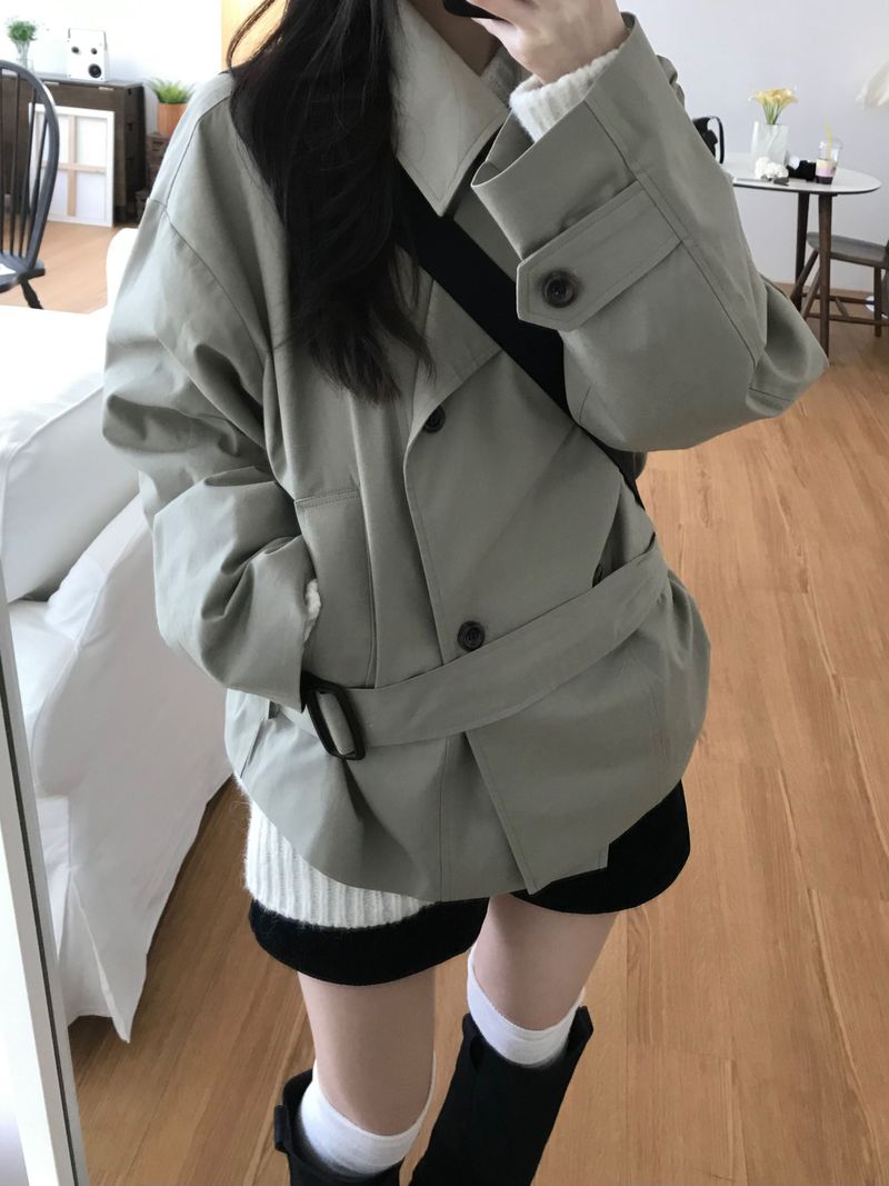 Root Short Trench Jacket (3 colors)